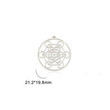 5pcs Metatron Cube Charms for Jewelry Making Pendant