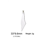 5pcs Map Pendant for Necklace Earrings Jewelry Making DIY Charms Geography