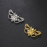 Punk Goth Death Moth Pendant for Necklace Vintage Jewelry Making