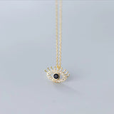 925 Silver Evil Eye Pendant Necklace