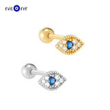 925 Silver Evil Eye Stud Earrings, Small Earrings for Women, ES14