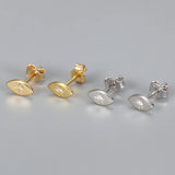 925 Silver Evil Eye Stud Earrings Small Girls Fine Jewelry