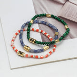 Adjustable Beads Evil Eye Charm Bracelet for Women Girls Men