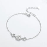 Zircon Evil Eye Bracelet 925 Silver