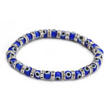 Colorful Glass Evil Eye Bead Bracelet Adjustable Beaded Jewelry