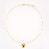 Colorful Zircon Evil Eye Necklace S925 Sterling Silver Pendant