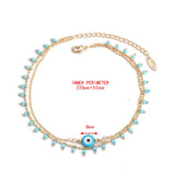 Evil Eye Bracelet with Tassel Adjustable Jewelry for Women Girls