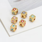 Copper Micro Zircon Drop Oil Charm Pendant Evil Eye Pendant