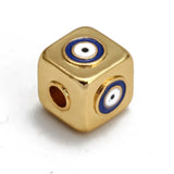 Copper Micro Zircon Drop Oil Charm Pendant Evil Eye Pendant