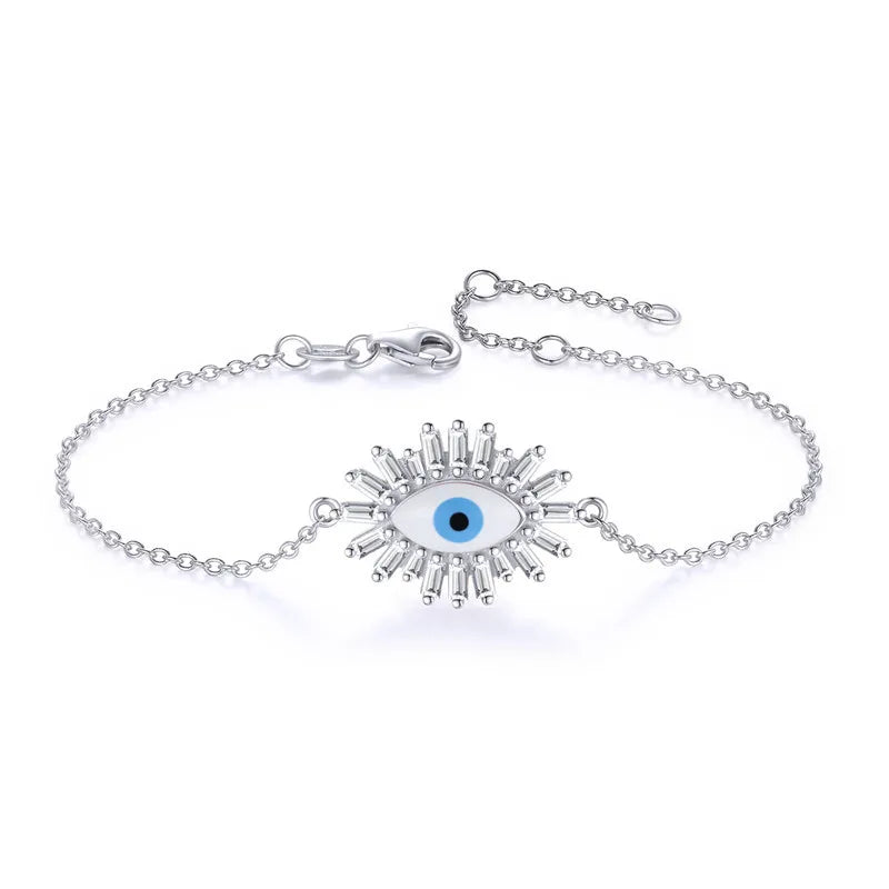 Evil Eye Charm Bracelet for Women Girls Men