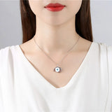 Sterling Silver Evil Eye Pendant Necklace