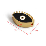 Colorful Evil Eye Pendant Heart Round Charm BT235