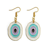 Evil Eye Drop Earrings Alloy Dangle Jewelry for Women