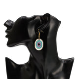 Evil Eye Drop Earrings Alloy Dangle Jewelry for Women