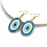 Evil Eye Drop Earrings Alloy Dangle Jewelry for Women