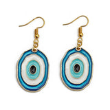 Evil Eye Drop Earrings Alloy Dangle Jewelry for Women