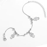 Fatima Hamsa Hand Charm Bracelet 925 Sterling Silver Evil Eye Bracelet