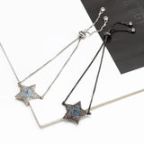 Colorful Zircon Evil Eye Bracelet for Women Girls Men