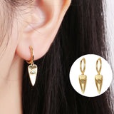Zircon Evil Eye Drop Earrings 925 Sterling Silver Dangle Earrings