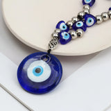 Heart Evil Eye Bead Wall Hanging Glass Pendant Home Decoration