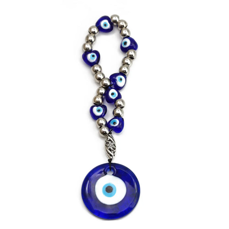 Heart Evil Eye Bead Wall Hanging Glass Pendant Home Decoration