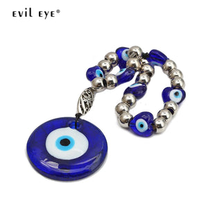 Heart Evil Eye Bead Wall Hanging Glass Pendant Home Decoration
