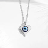 S925 Sterling Silver Evil Eye Pendant Necklace for Women Men