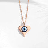 S925 Sterling Silver Evil Eye Pendant Necklace for Women Men