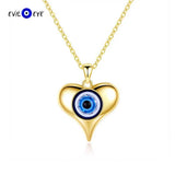S925 Sterling Silver Evil Eye Pendant Necklace for Women Men