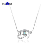 S925 Evil Eye Pendant Necklace with Zircon 925 Sterling Silver
