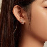 925 Sterling Silver Evil Eye Stud Earrings for Women