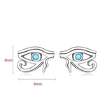 S925 Evil Eye Stud Earrings for Women Girls