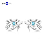 S925 Evil Eye Stud Earrings for Women Girls