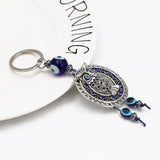 EVIL EYE Owl Key Chain Handbag Decor Jewelry Accessory