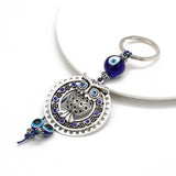 EVIL EYE Owl Key Chain Handbag Decor Jewelry Accessory
