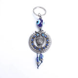 EVIL EYE Owl Key Chain Handbag Decor Jewelry Accessory