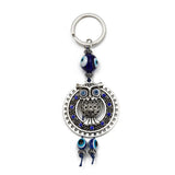 EVIL EYE Owl Key Chain Handbag Decor Jewelry Accessory