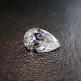 1CT D VVS1 Moissanite Diamond Stone Lab Grown Water Drop Loose Gemstone Pear