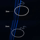925 Silver Diamond Chokers Tennis Necklace for Women