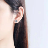 0.6-2CT Moissanite Stud Earrings S925 Silver Diamond Earring