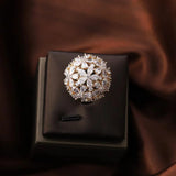 Stackable Choker Rings for Women Wedding Engagement Bridal Finger Ring