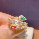 Bride Wedding Ring Set Engagement Bridal Wear Jewelry