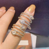 Bride Wedding Ring Set Engagement Bridal Wear Jewelry