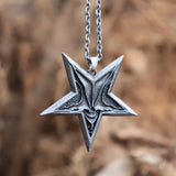 Satanic Pentagram Necklace Baphomet Jewelry