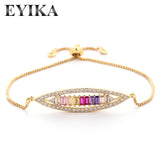 Bohemia Bracelet Colorful Cubic Zirconia Wheat Ear Bangle