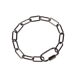 Hiphop Cuban Chain Bracelet Splice Cable Carabiner Bangle