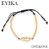 Rainbow Pull-out Bangle with CZ Box Chain Bracelet