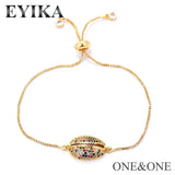 Rainbow Pull-out Bangle with CZ Box Chain Bracelet
