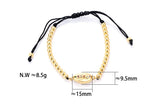 Rainbow Pull-out Bangle with CZ Box Chain Bracelet