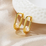 ZFSILVER S925 Silver Pearl Earrings for Women